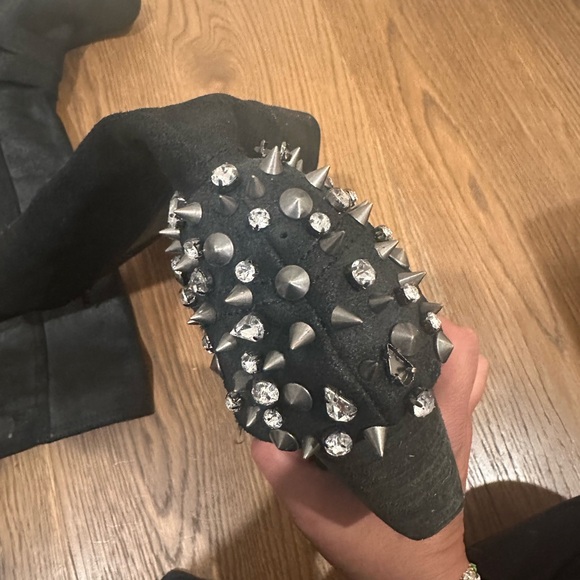 Naughty Monkey rhinestone and spiked boots - Picture 3 of 8